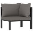 vidaXL 7 Piece Aluminum Garden Lounge Set in Anthracite