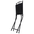 vidaXL 3 Piece Steel Small Bistro Set in Gray/Terracotta