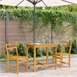 vidaXL Solid Acacia Wood Small Furniture Set in Natural