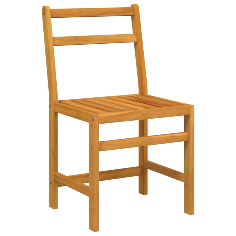 vidaXL Solid Acacia Wood Small Furniture Set in Natural