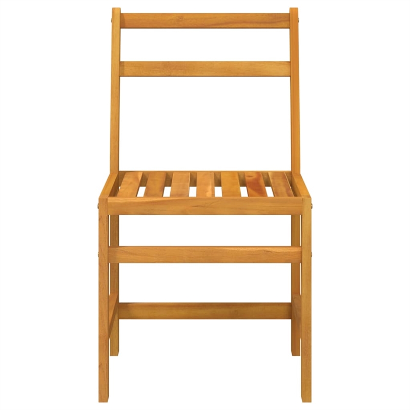 vidaXL Solid Acacia Wood Small Furniture Set in Natural