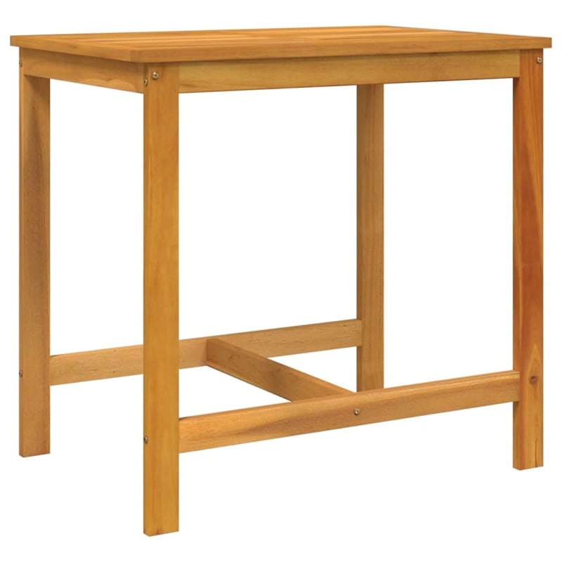 vidaXL Solid Acacia Wood Small Furniture Set in Natural
