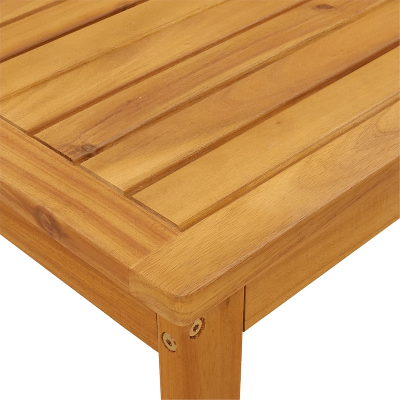 vidaXL Solid Acacia Wood Small Furniture Set in Natural