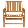 vidaXL Solid Acacia Wood Garden Bench in Brown