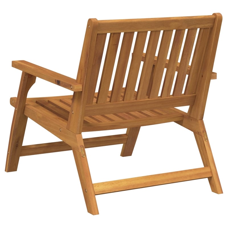 vidaXL Solid Acacia Wood Garden Bench in Brown