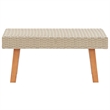 vidaXL 2 Piece Poly Rattan Garden Furniture Set in Anthracite/Beige