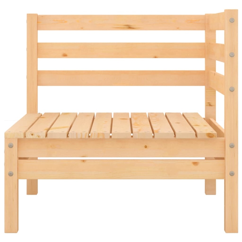 vidaXL Wood Standard Garden Lounge Set in Natural