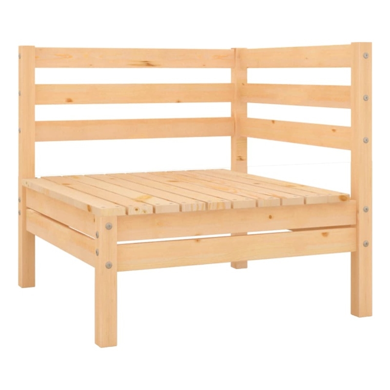 vidaXL Wood Standard Garden Lounge Set in Natural