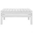 vidaXL 3 Piece Wood Large Garden Lounge Set in White
