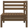 vidaXL Wood Small Garden Lounge Set in Brown