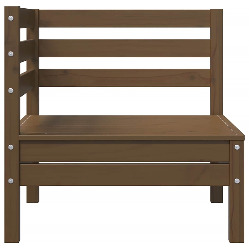 vidaXL Wood Small Garden Lounge Set in Brown