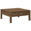 vidaXL Wood Small Garden Lounge Set in Brown
