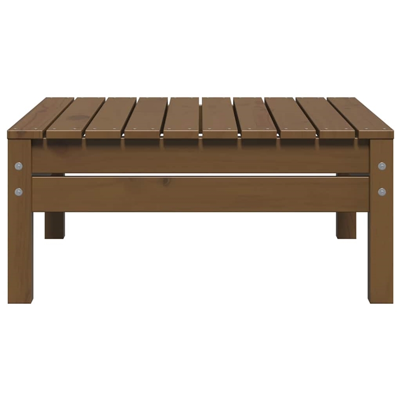 vidaXL Wood Small Garden Lounge Set in Brown