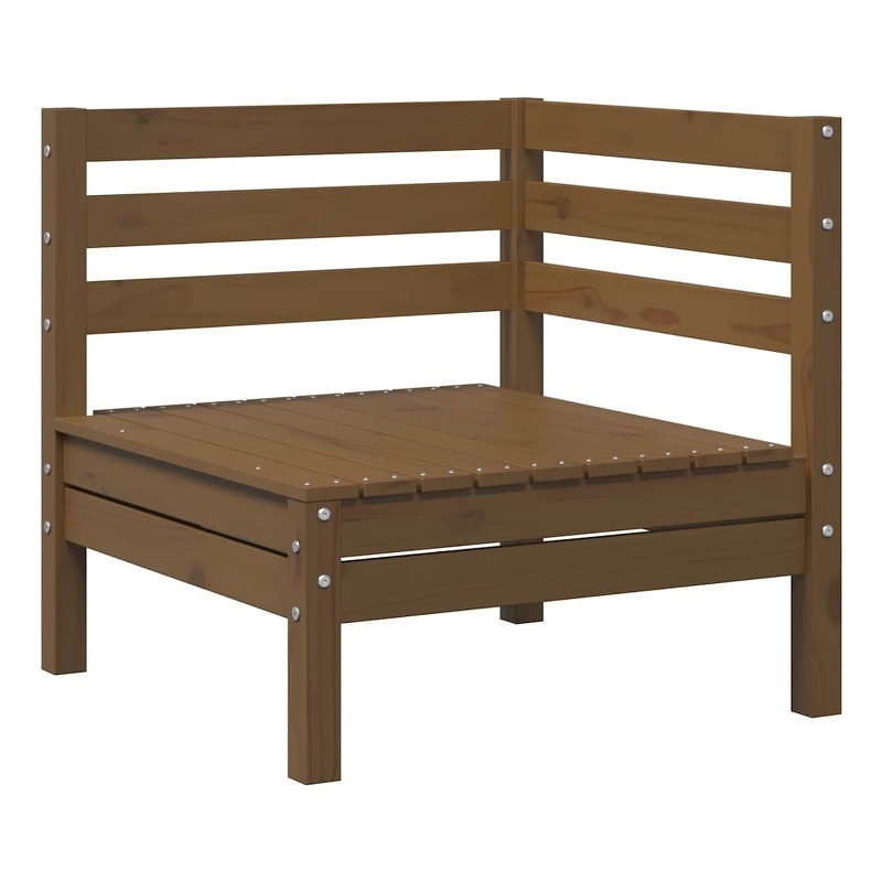 vidaXL Wood Small Garden Lounge Set in Brown