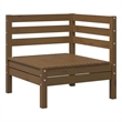 vidaXL Wood Small Garden Lounge Set in Brown