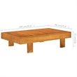 vidaXL 8 Piece Solid Acacia Wood Large Lounge Set in Gray