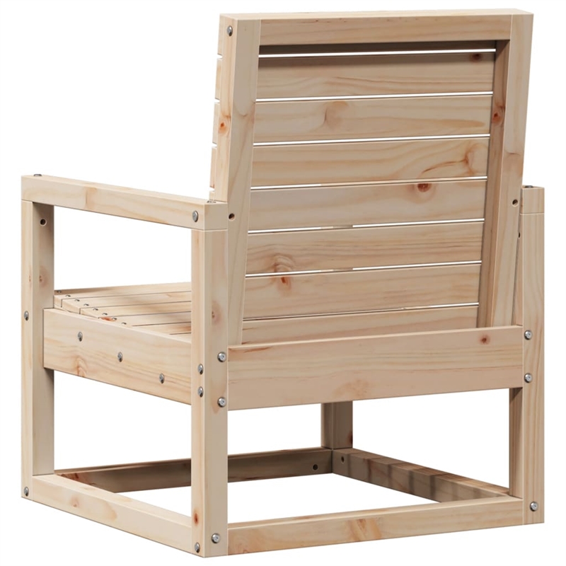 vidaXL 3 Piece Wood Medium Garden Lounge Set