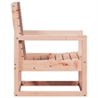 vidaXL Wood Small Garden Lounge Set in Natural