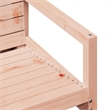 vidaXL Wood Small Garden Lounge Set in Natural