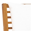 vidaXL 9 Piece Solid Acacia Wood Large Furniture Set in Cream