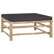 vidaXL Bamboo Medium Garden Lounge Set in Gray
