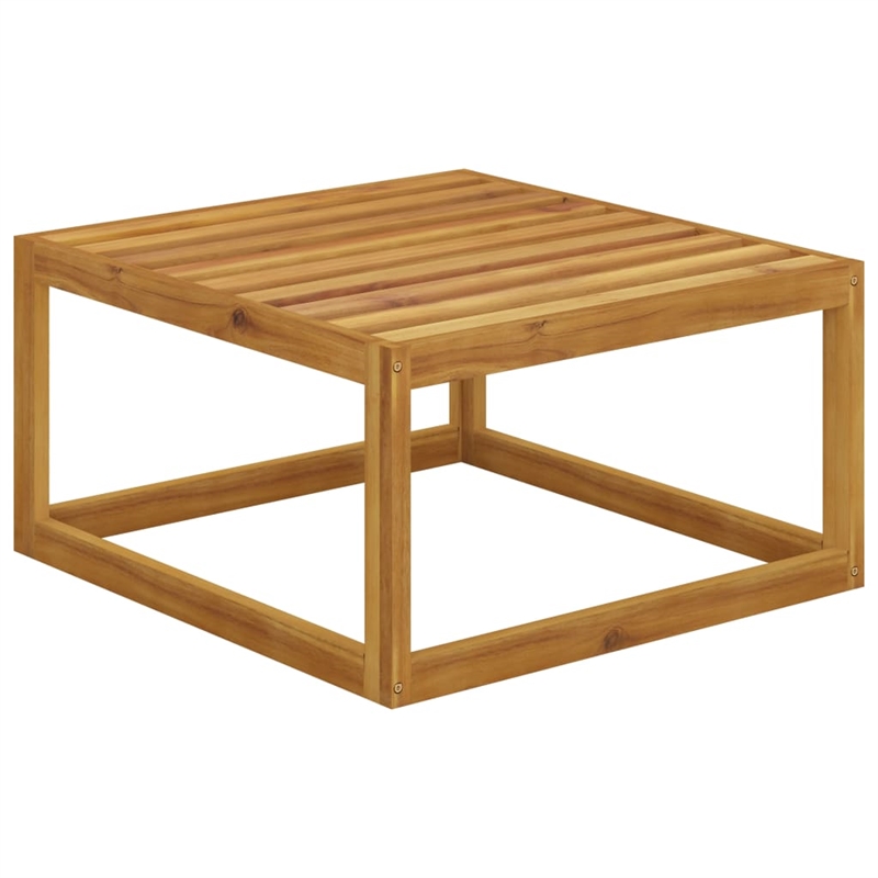 vidaXL Solid Acacia Wood Garden Lounge Set in Gray