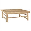 vidaXL 5 Piece Bamboo Garden Lounge Set in Gray