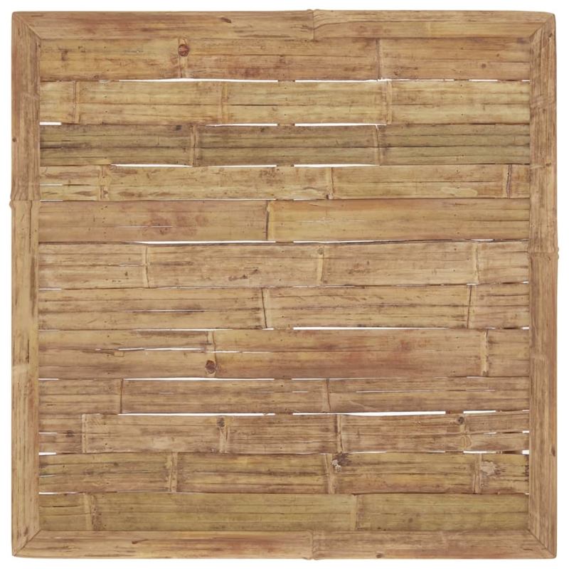 vidaXL 6 Piece Bamboo Large Garden Lounge Set in Gray
