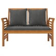 vidaXL Solid Acacia Wood Garden Lounge Set in Gray
