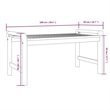 vidaXL Solid Acacia Wood Garden Lounge Set in Gray