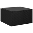 vidaXL 9 Piece Steel Garden Lounge Set in Black