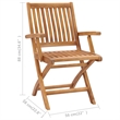 vidaXL 7 Piece Wood Large Furniture Set in Brown