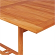 vidaXL 7 Piece Wood Large Furniture Set in Brown