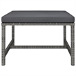 vidaXL 11 Piece Steel Garden Lounge Set in Gray