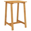 vidaXL 5 Piece Solid Acacia Wood Small Bar Set in Gray