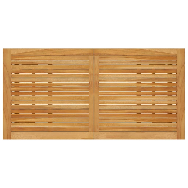 vidaXL 7 Piece Solid Acacia Wood Bar Set in Brown