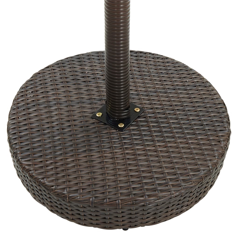 vidaXL 3 Piece Steel Bar Set in Brown