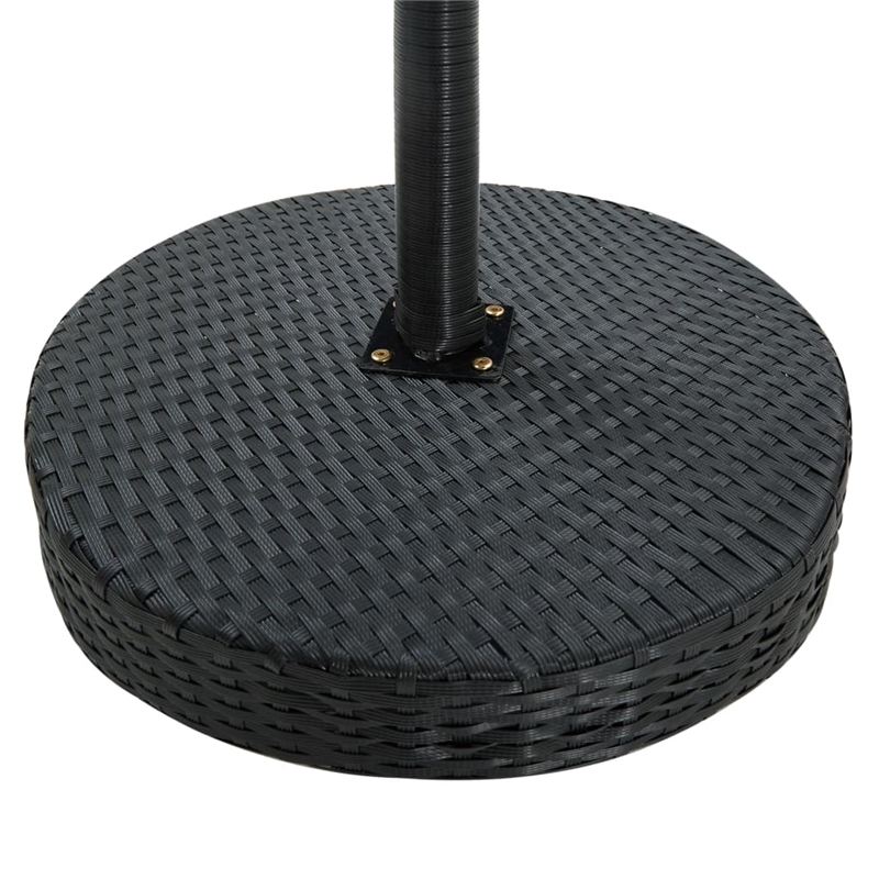 vidaXL 3 Piece Steel Small Bar Set in Black