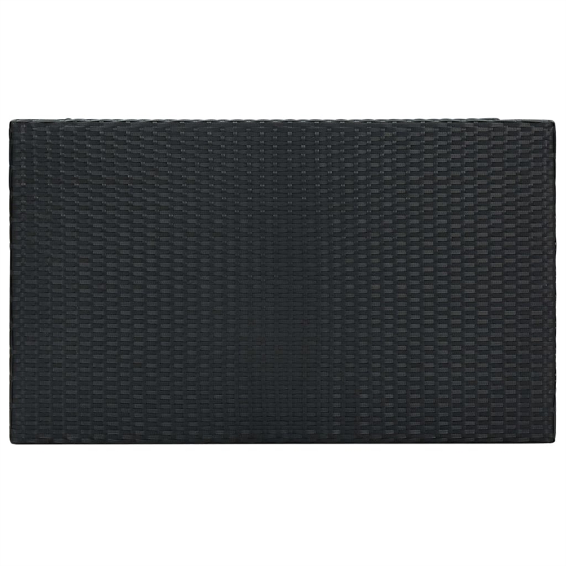 vidaXL 5 Piece Steel Standard Bar Set in Black