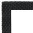 vidaXL 5 Piece Steel Standard Bar Set in Black