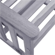 vidaXL Solid Acacia Wood Furniture Set in Gray