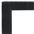 vidaXL 7 Piece Steel Bar Set in Black/White/Cream