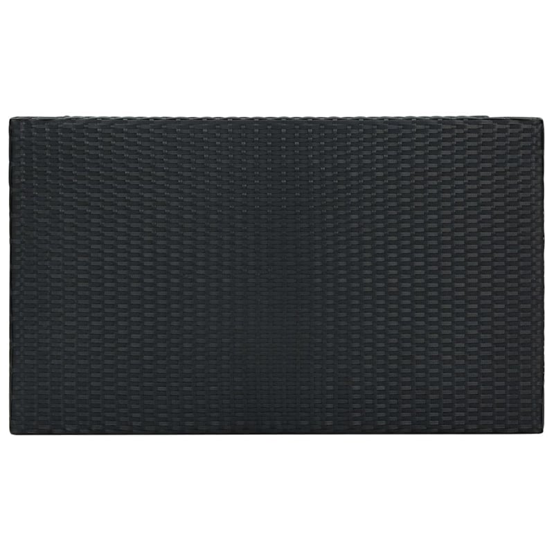 vidaXL 7 Piece Steel Bar Set in Black/White/Cream