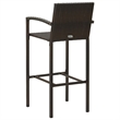 vidaXL 5 Piece Steel Bar Set in Brown