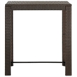 vidaXL 5 Piece Steel Bar Set in Brown