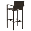vidaXL 7 Piece Steel Large Bar Set in Brown