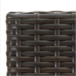 vidaXL 7 Piece Steel Large Bar Set in Brown