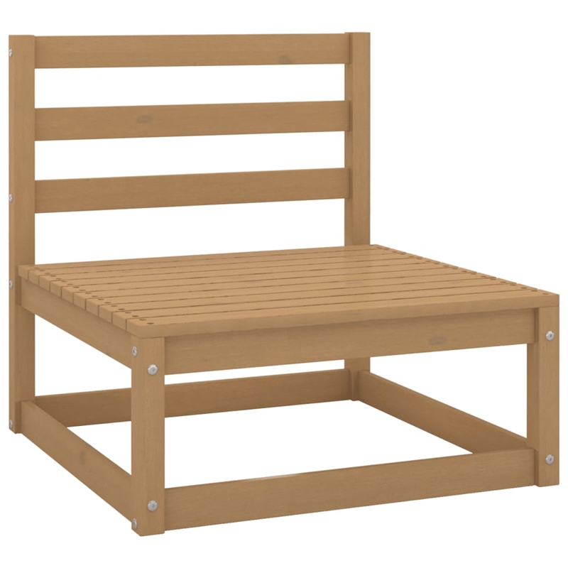 vidaXL Wood Garden Lounge Set in Brown