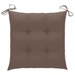 vidaXL Solid Acacia Wood Small Furniture Set in Gray