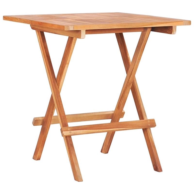 vidaXL 3 Piece Wood Bistro Set in Taupe